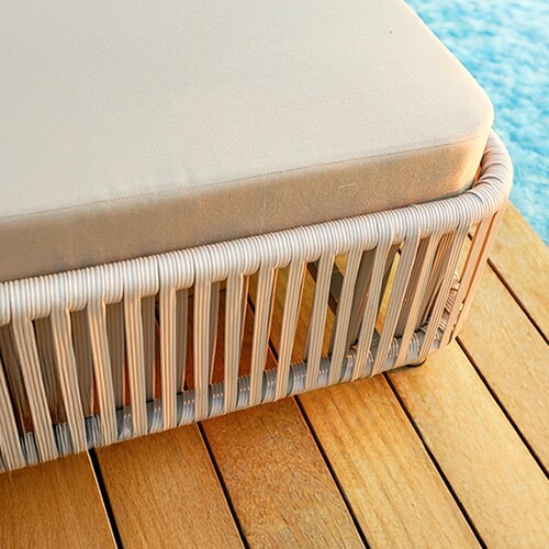 Záhradné lehátko FIGO cappuccino