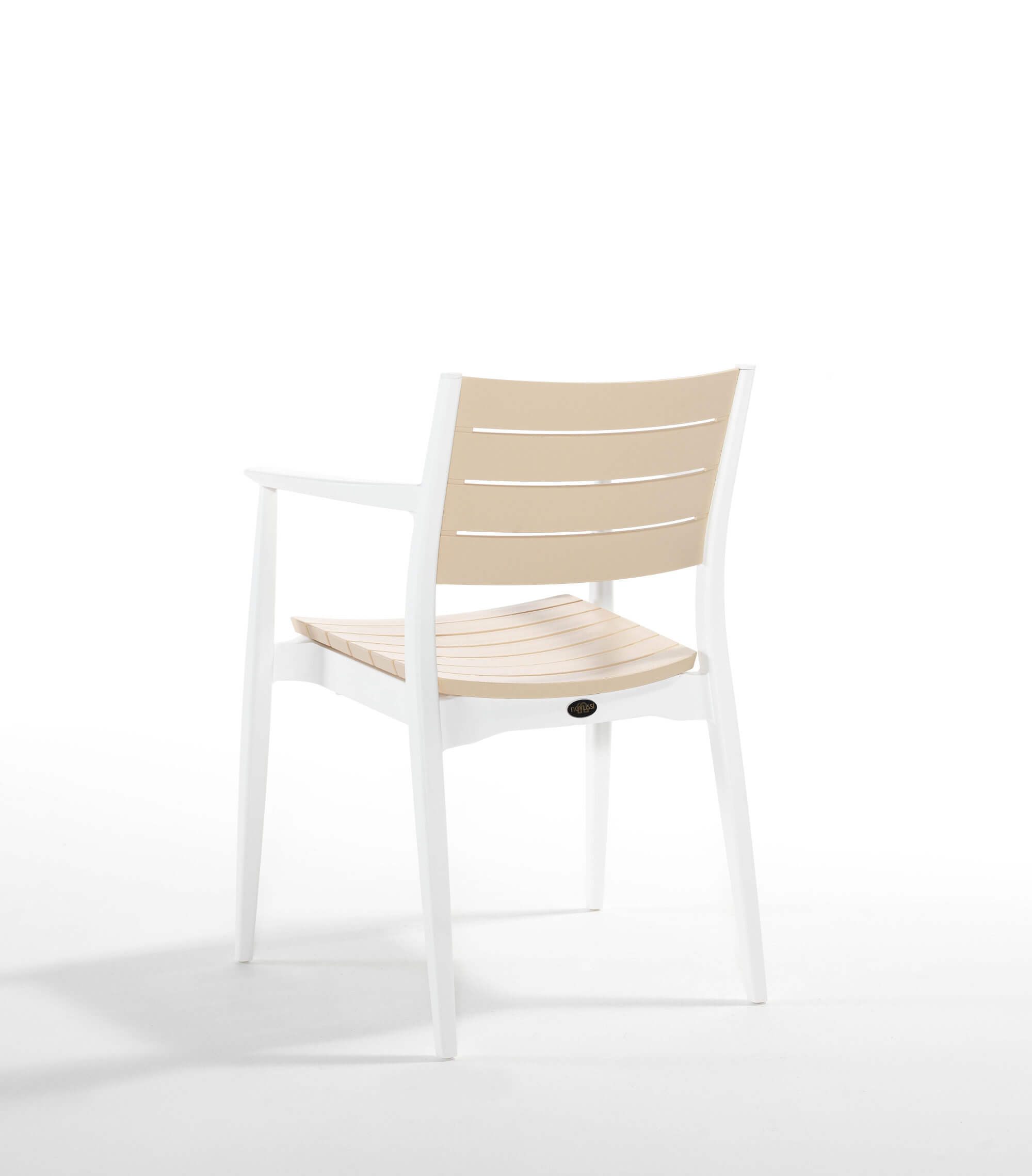 Záhradná stolička REGNUM biela/slonovina