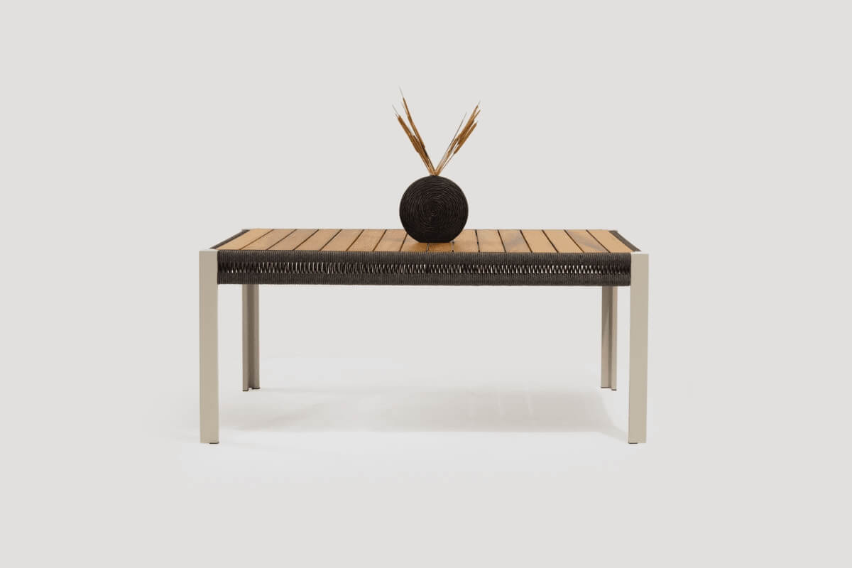 Stolík EFE SOFA set 3+1+1 krémová/taupe/šedá