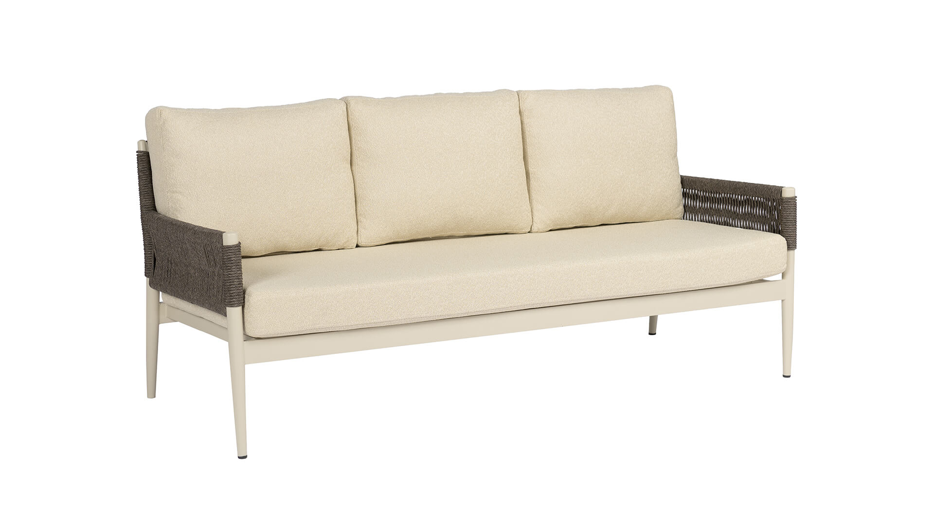 Záhradná sedačka EFE SOFA krémová/sivá