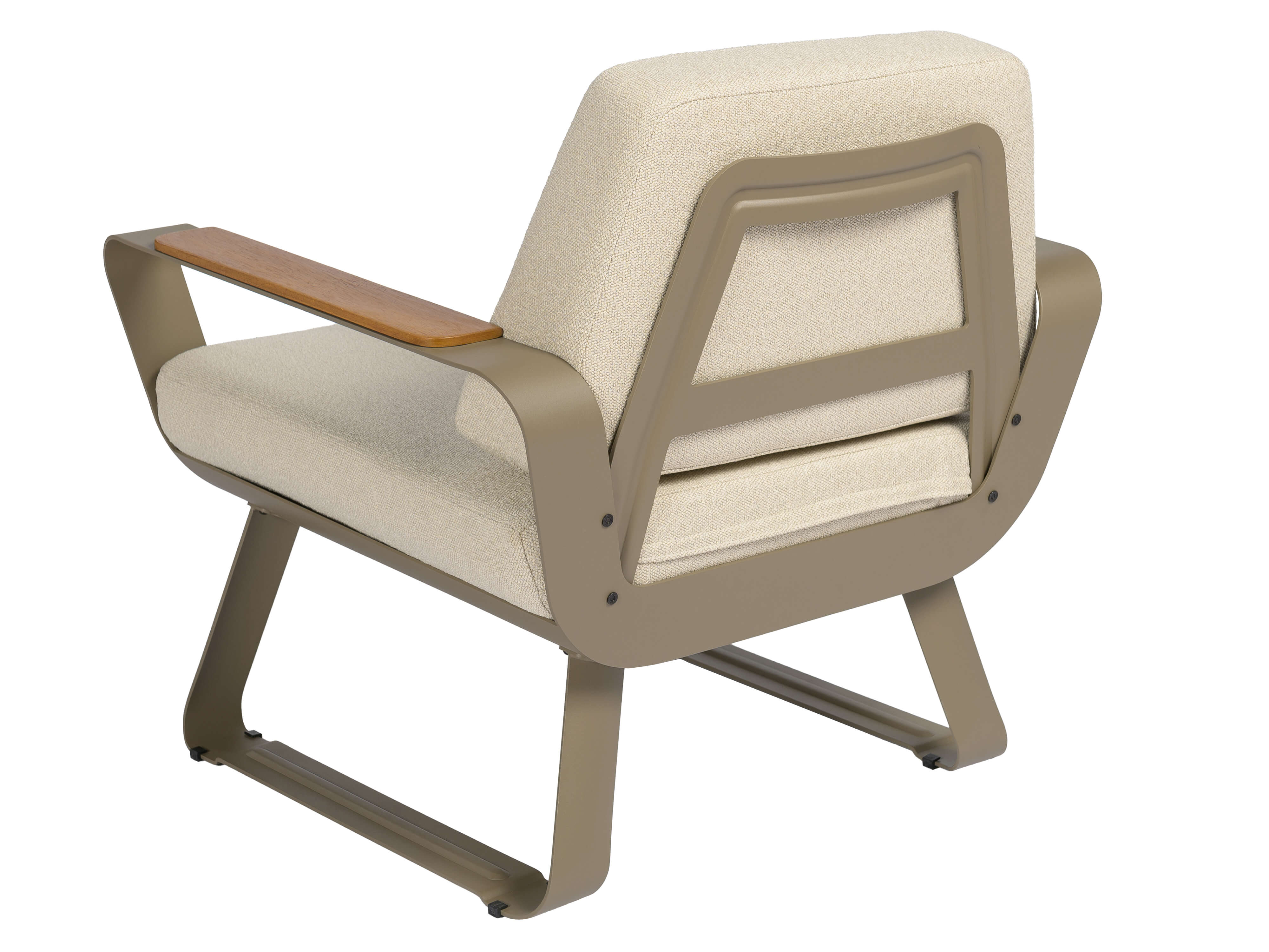 Záhradná sedacia súprava EVA MINI SOFA set 3+1+1 krémová/cappuccino stolička