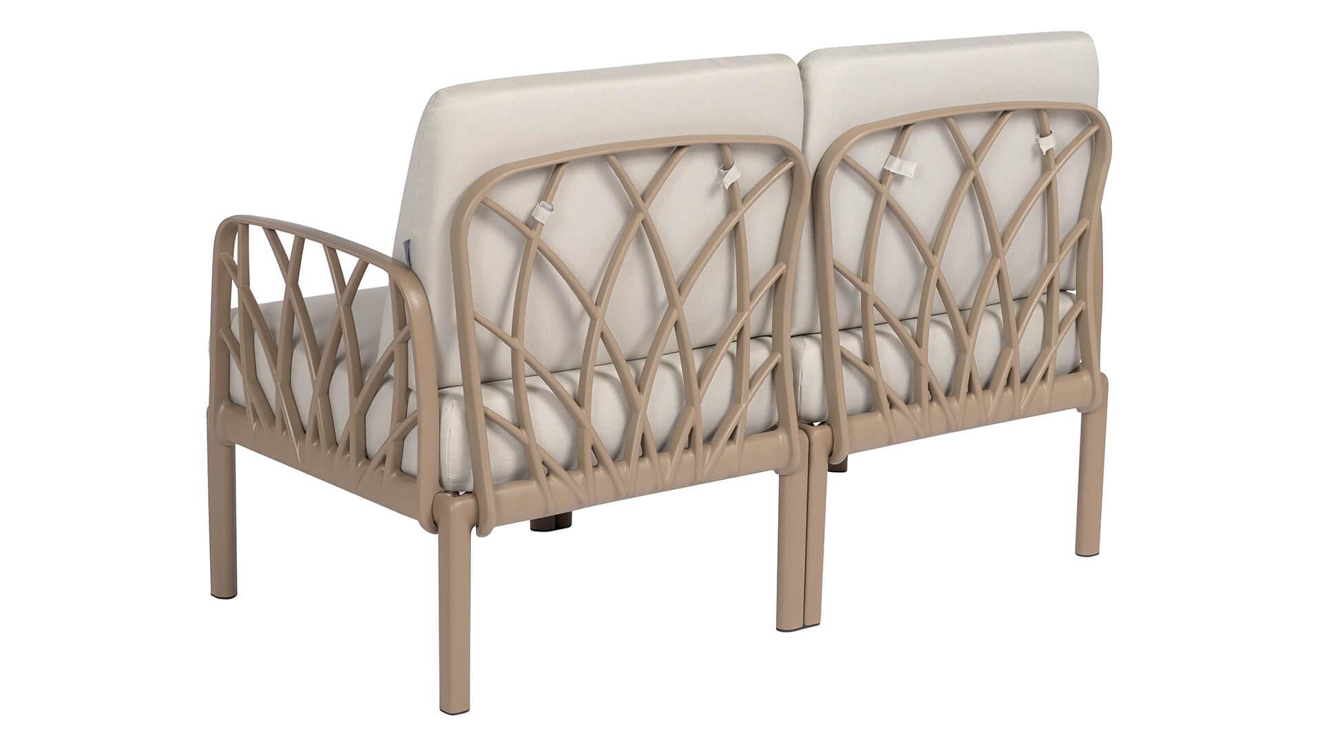 Záhradná sedacia súprava GARDA SOFA set 3+1+1 hnedá/béžová