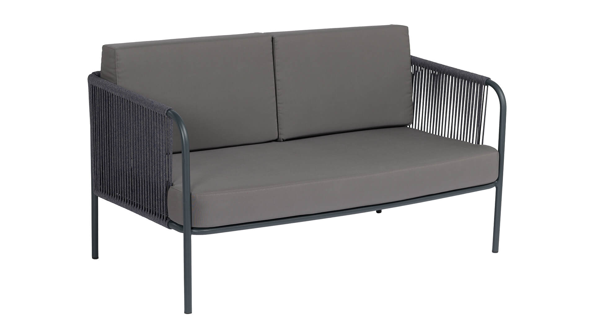 Záhradná sedacia súprava KARLA SOFA 2+1+1 antracit