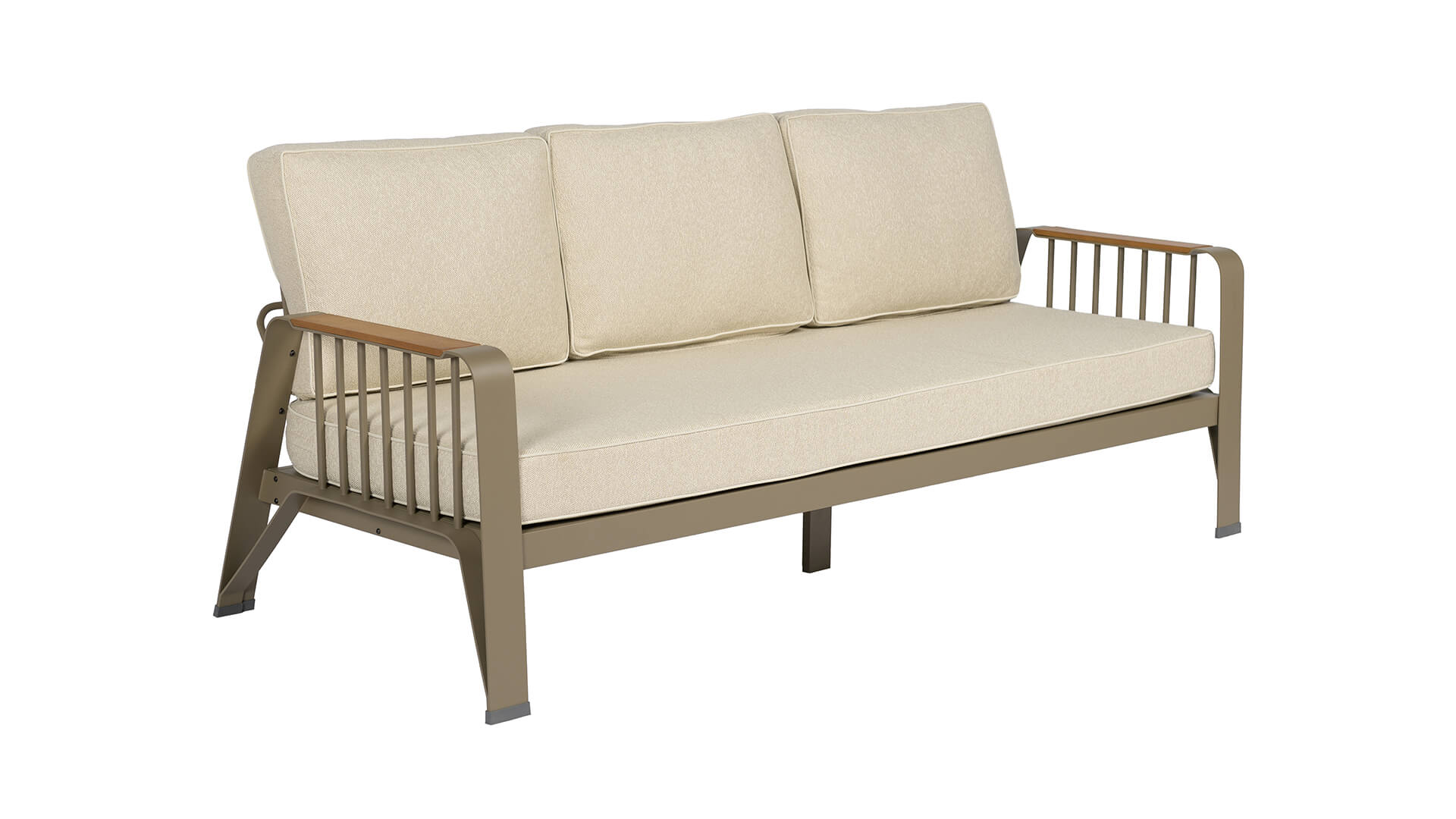 Záhradná sedacia súprava OCEANIC SOFA set 3+1+1 cappuccino