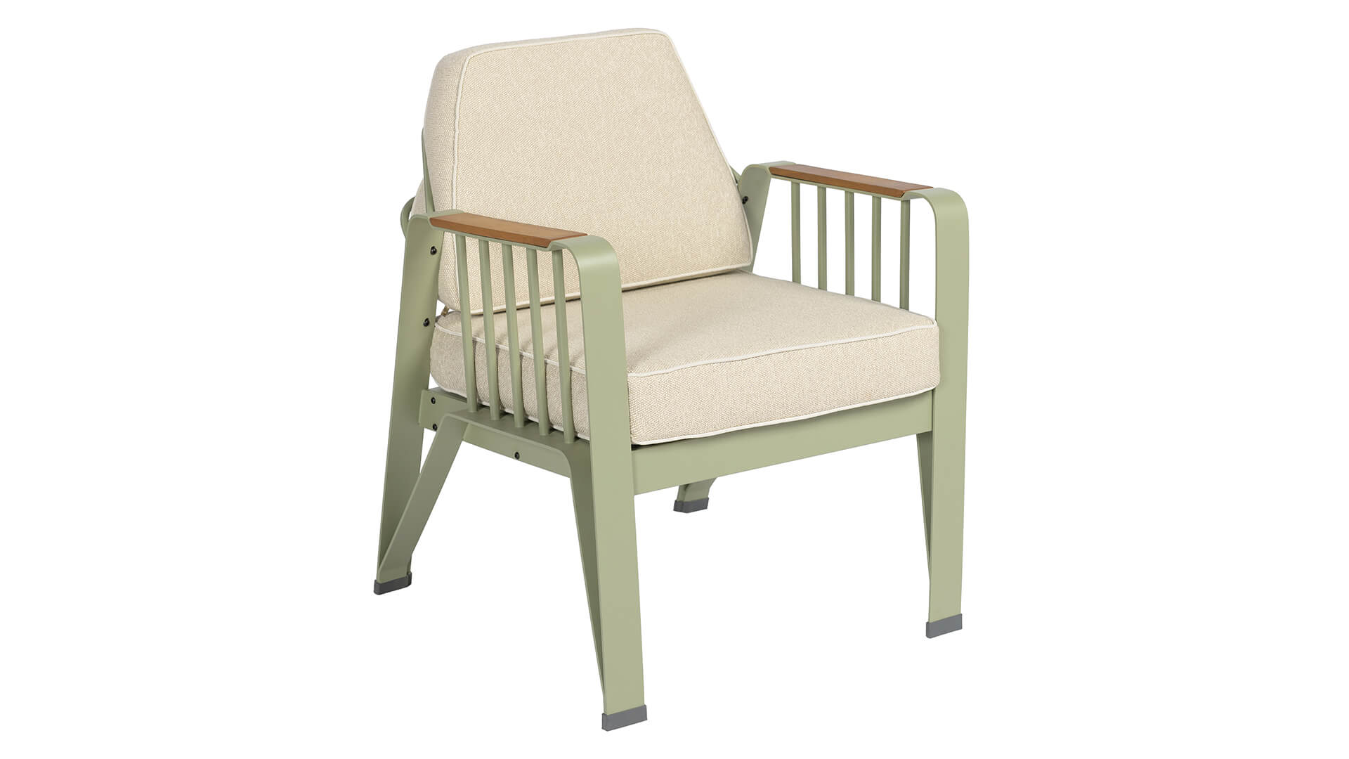 Stolička záhradného sedenia OCEANIC DINNING zelená