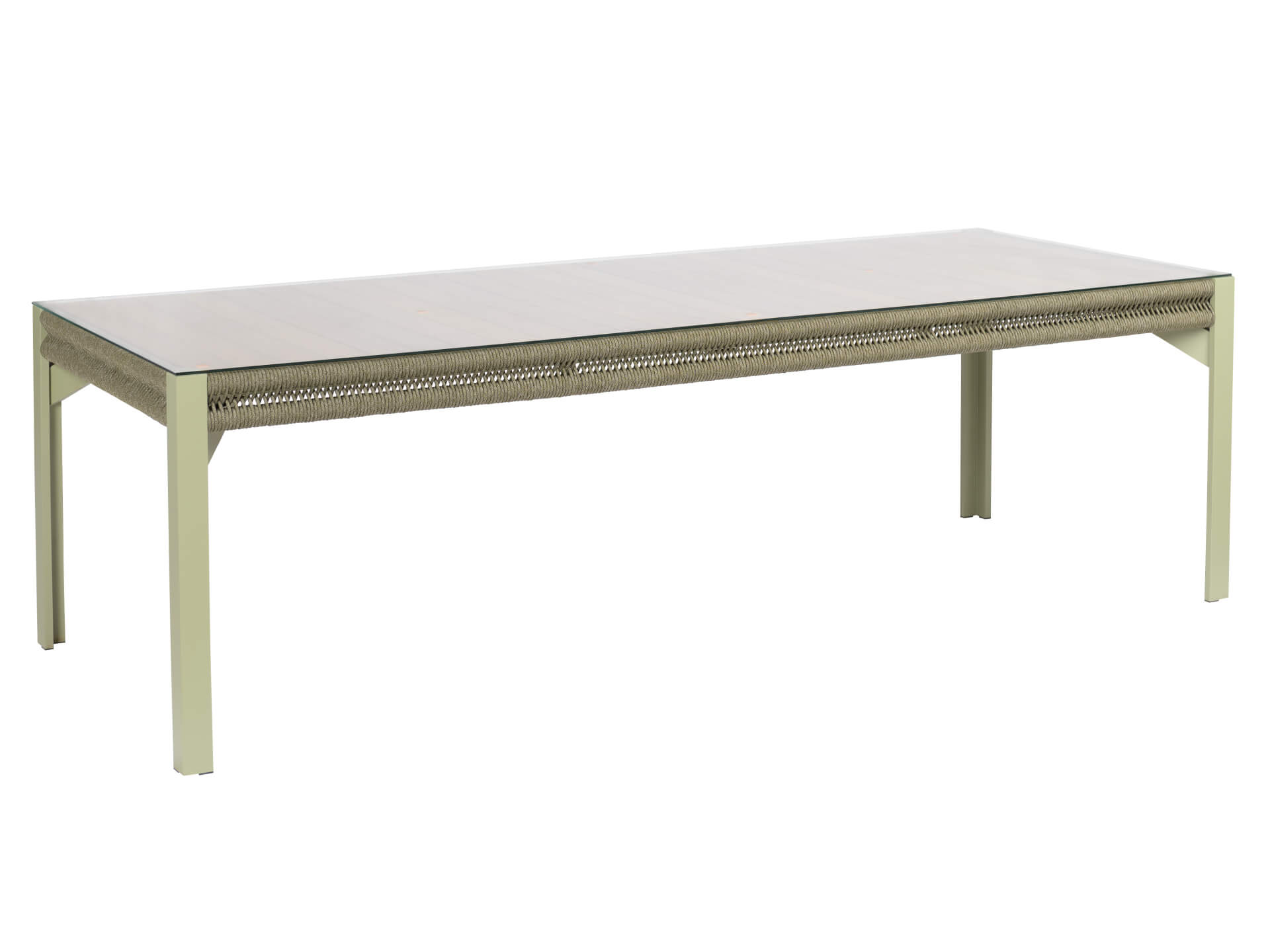 S-2011 stôl 100/250 zelená/cappuccino