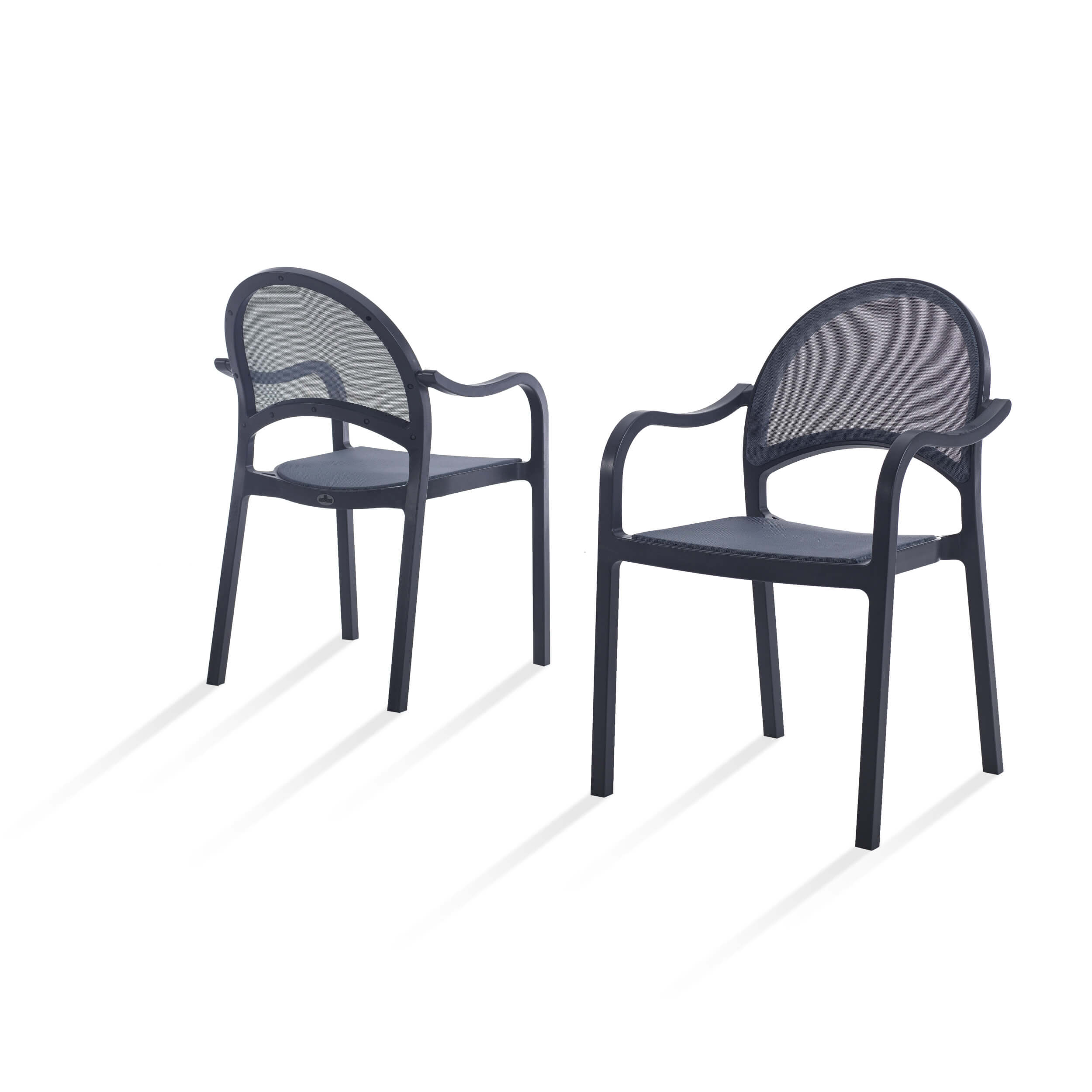 Záhradné stoličky FLORIDA antracit