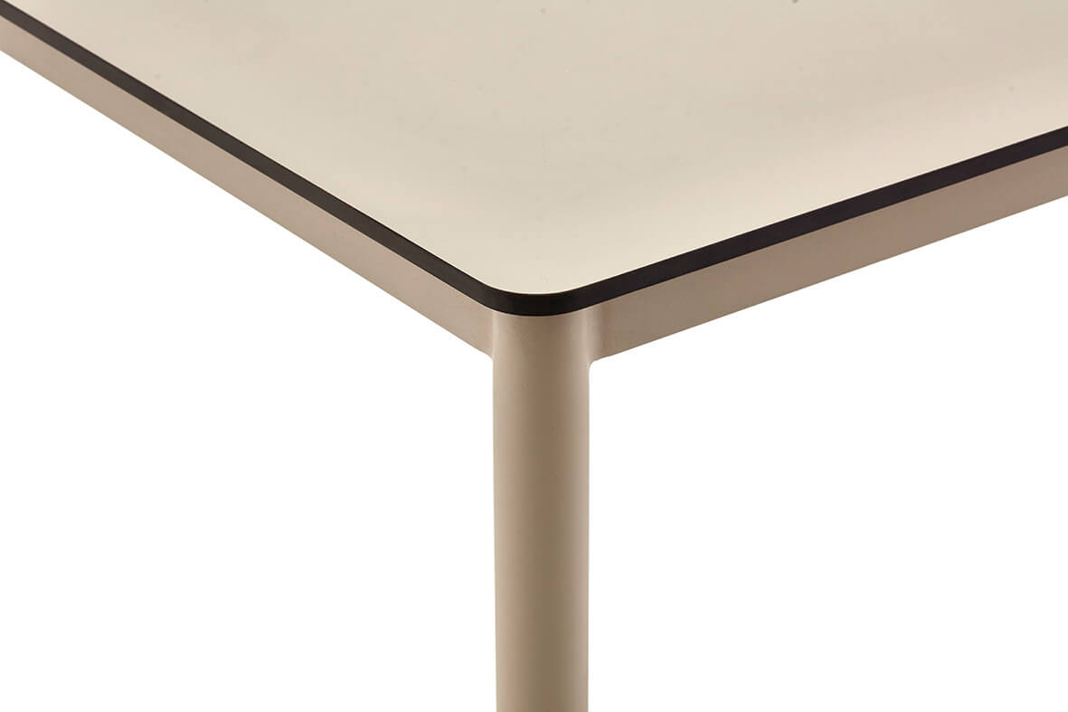Záhradný stôl WEST TABLE biela/cappuccino